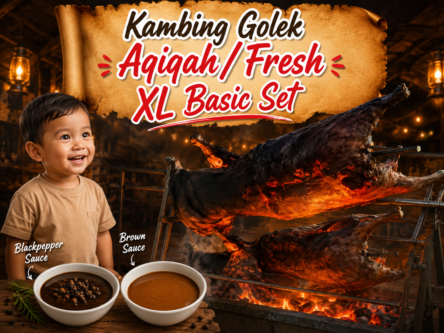 Kambing Golek Aqiqah/Fresh XL Basic Set
