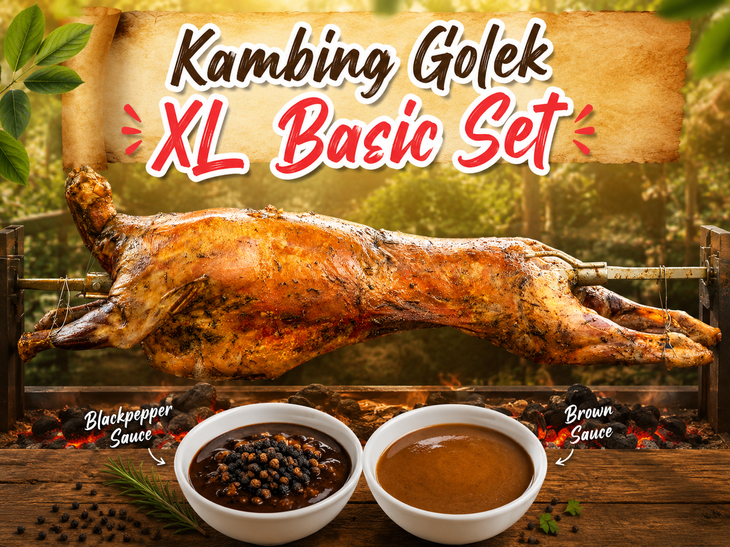 Pakej Kambing Golek XL Basic Set