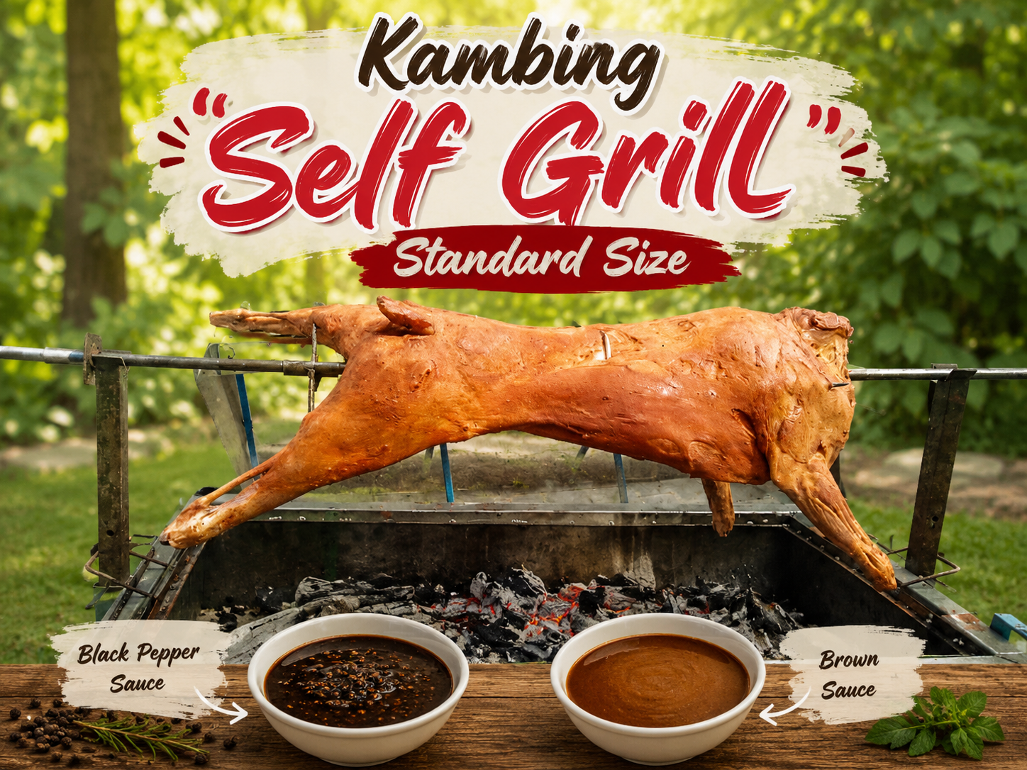 Kambing Frozen Self Grill Standard Size