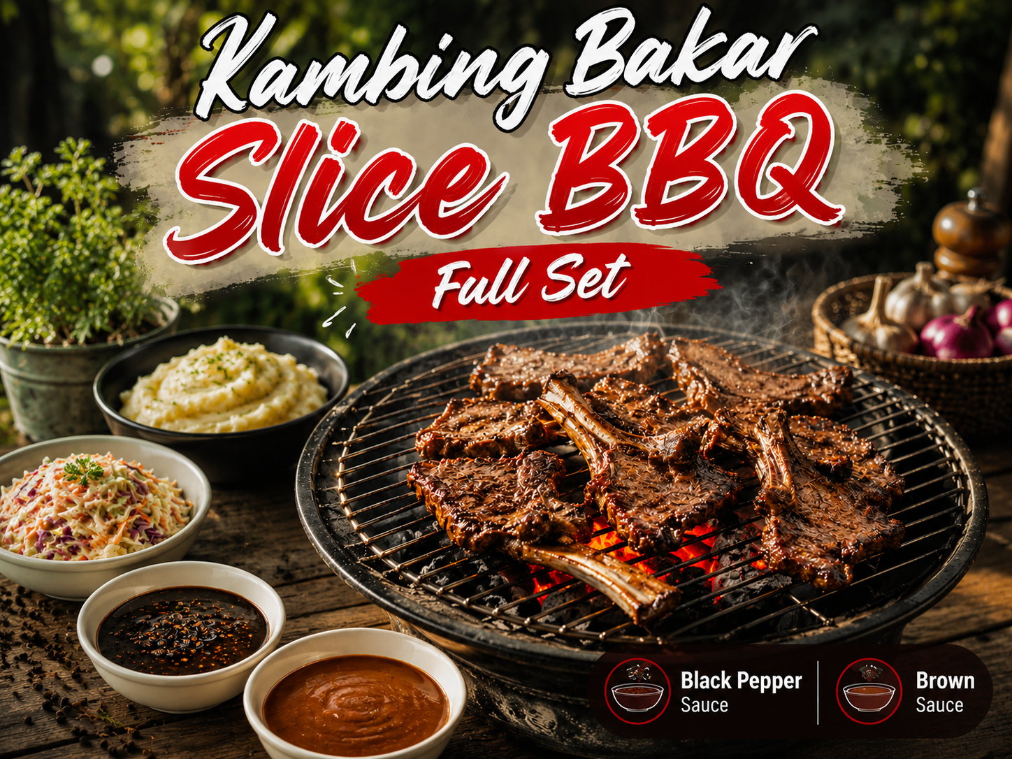 Kambing Bakar Full Set