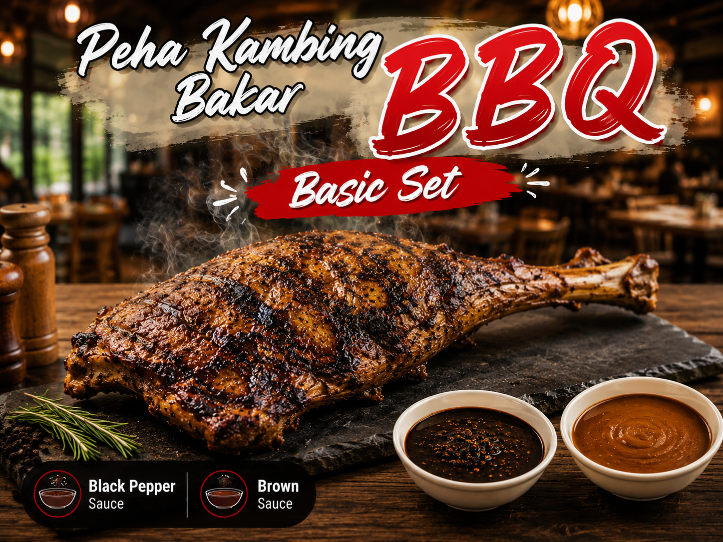 Peha Kambing Bakar Basic Set